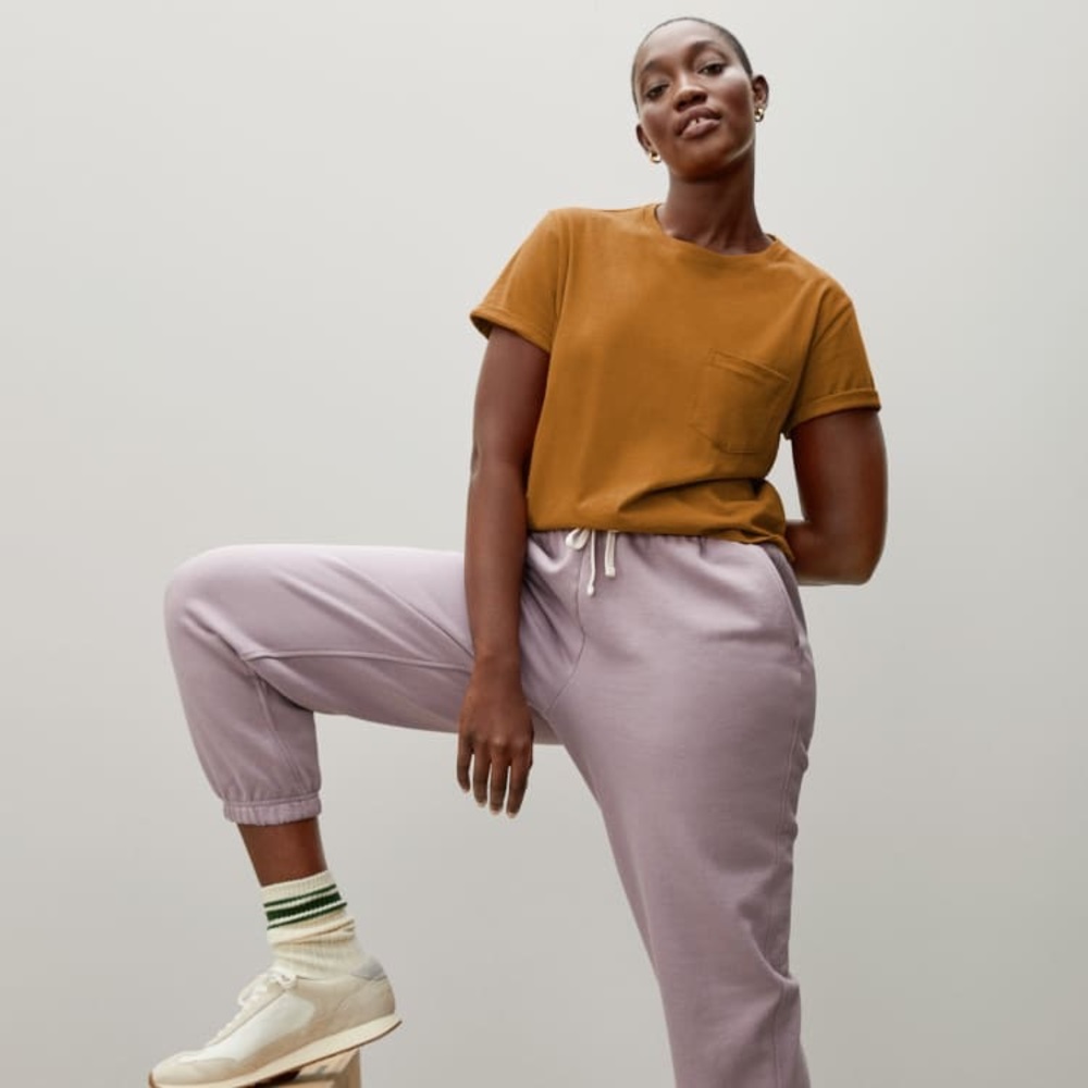 Everlane The Organic Cotton Box-Cut Tee Size Medium